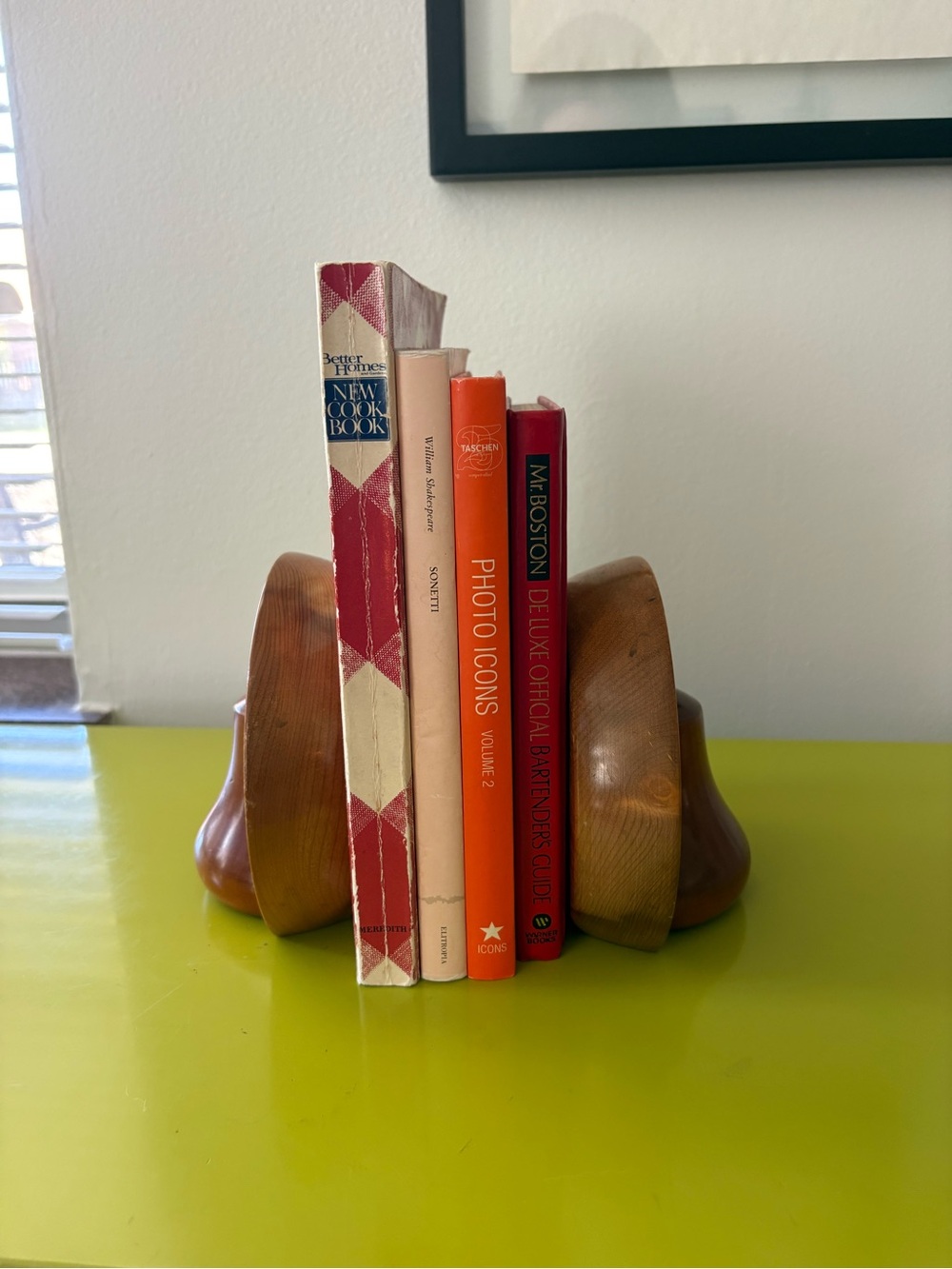 Vintage Myrtlewood MCM Bookends - Picture 4 of 8